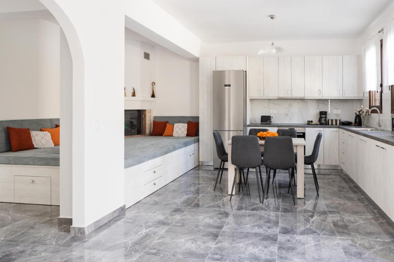Kastrena House Villa Asklipiion Bagian luar foto